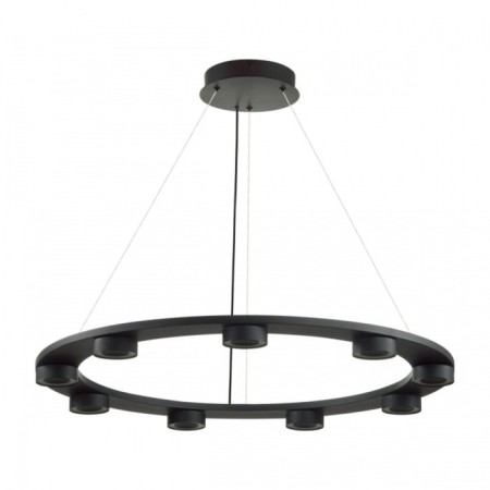 Lumber of the suspended Odeon Light. Turman, 75W, LED, 1590x800x800 mm, black color