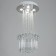 Lamp cascade "Brianna" 5xled chrome 40x40x83cm Bayerlux