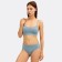 Panties female slips, color gray-green, size 46 (m)