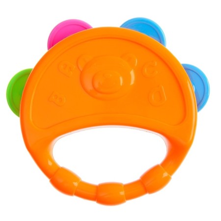 Погремушка «Бубен», цвет МИКС-3