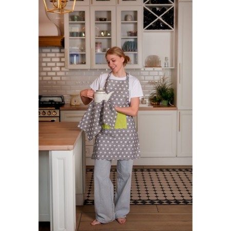 Apron Stellar Grey, size 60x80 cm-2