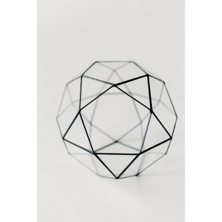 Florarium "Cosmos", black seams-3