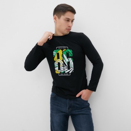 Male jumper, black color, size 52-4