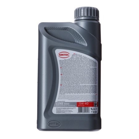Sintec Luxe 5W-40 motor oil, n/synthetic, 1 liter-4