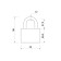 Castle of hinged NS01-1, BC2A, Type 4, 80 ", Gray