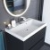 Sink uperwood Classic quartz 70 cm, quartz, white matte, jasmine