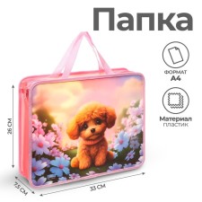 Folder with A4 handles, 330 x 260 x 75 mm, plastic, pens, calligrata 