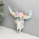 Souvenir Polystone Wall Decor "Bull Skull with Flowers" 2.4x11x12 cm
