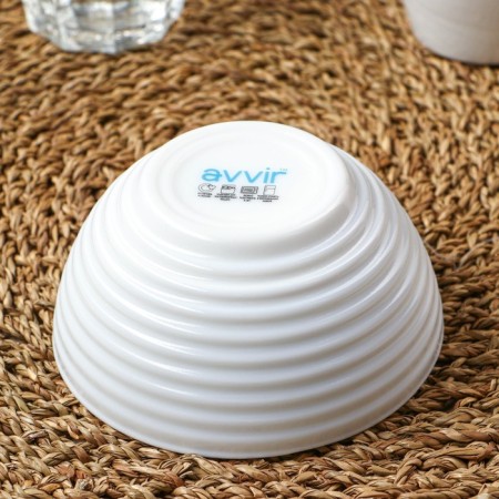AVVIR CARVE bowl, 430 ml, d = 13 cm, glass ceramic, white color-2