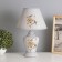 Table lamp "Bird in the flower garden" gray E14 220V 35x24.5x24.5 cm