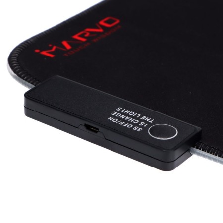 MARVO MG010 mouse mat, game, 800x305x4 mm, backlight, black-4