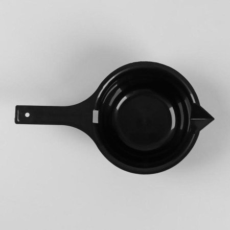 Board for staining, with an elongated handle, 300 ml, d = 12 cm, black color-2