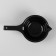 Board for staining, with an elongated handle, 300 ml, d = 12 cm, black color