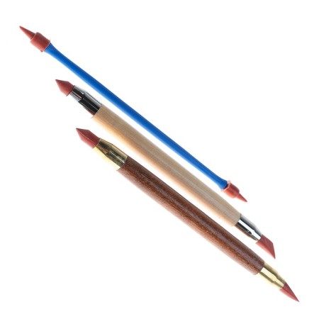 Set of rubber brushes, 3 pieces, bilateral-1