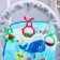 Swear-rocking chair for newborns "Sea Adventure", game arc, removable toys mix