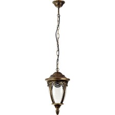 Sadovo-park lamp Feron PL685, IP44, E27, 60 W, 180x180x820 mm, color black gold