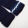 Women's mittens, dark blue color, size 18