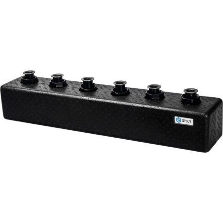 Distributive collector Stout SDG-0017-004035, three (five) heating circuits, DN 25