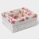 Set of storage baskets, manual weaving, 3 pcs: from 19 × 13 × 8 cm to 26 × 20 × 11 cm, white color