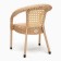 Sadovaya chair of artificial rattan 60x70x80cm brown