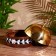 Wooden bowl 12.5 cm, with a lid
