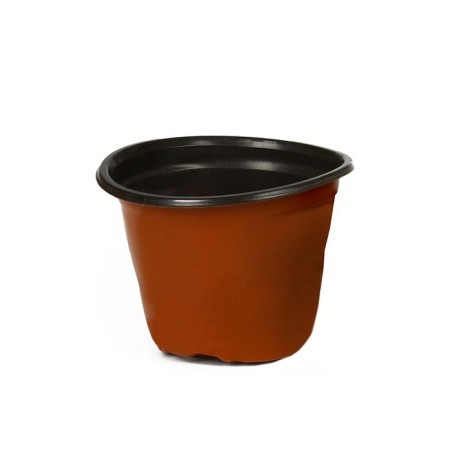 Pot for seedlings, 600 ml, d = 10 cm, h = 8 cm, terracotta, Greengo-3