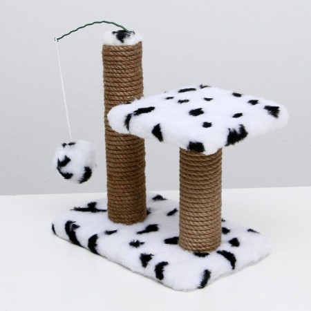 Clog for kittens double, 30 x 20 x 34 cm, jute, Dalmatian-3