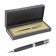 Gift handle, ballpoint "engraving" in the leatherette case, black-silver
