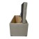 Puff with a lid and weighting, 800 × 400 × 420 mm, Bahama plus mattress, Sand color
