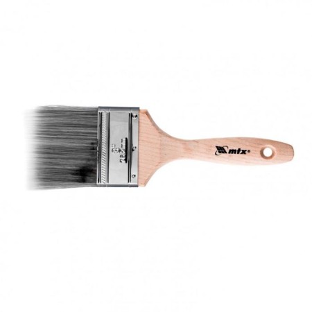 Brush flat MTX 83335, Platinum, artificial bristles, wooden pen, 3 "