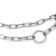 Strict label collar, zinc, 55 x 2.3 cm