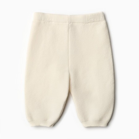 Knitted costume (jumper, trousers), beige color 62-7