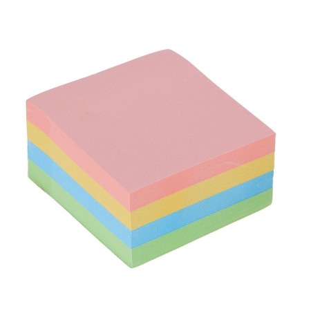 Block with a sticky edge, 76 x 76 mm, 400 sheets, pastel, 4 colors, mix-1