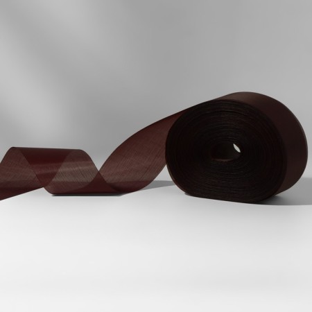 Kapron tape, 50 mm, 100 ± 5 m, dark brown color