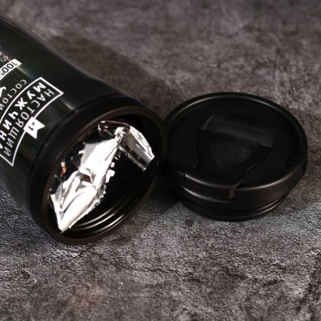Black tea "Real Man" with mint in a thermostat 250 ml., 20 g.-5