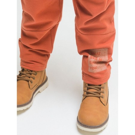 Pants for boys, height 104 cm, ocher color-3