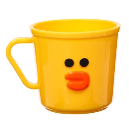 Children's mug "Duck", 220 ml., Yellow color