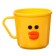 Children's mug "Duck", 220 ml., Yellow color
