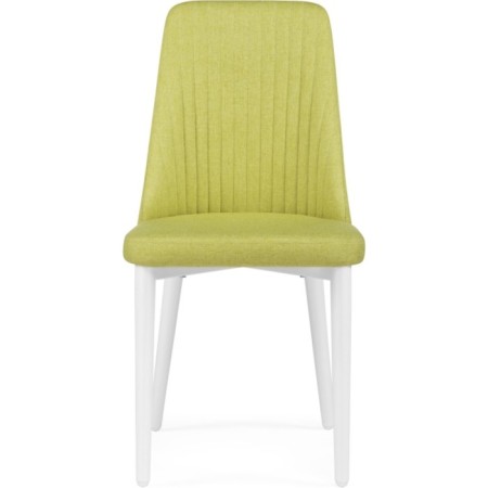 Stool on a metal frame hairdryer r metal/matting, white/green 46x56x91 cm-1