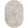 Oval carpet Valentis mikonos, size 200x290 cm, color Cream/D.Blue