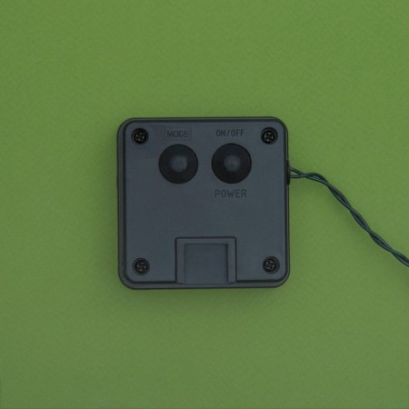Garland “thread” 4.5 m with nozzles “balls”, IP44, dark thread, 30 LED, white glow, 2 modes, solar battery-7
