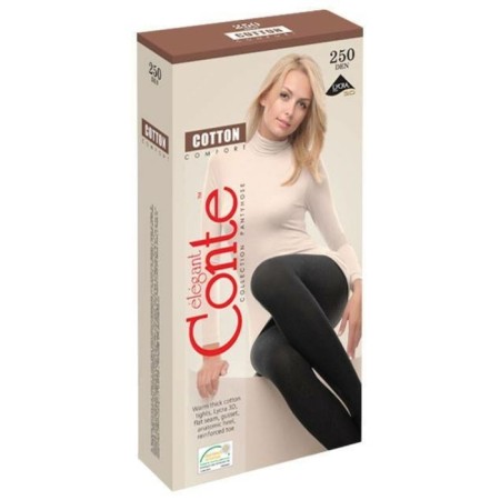 Female tights Cotton, size 4, color Mocca-1