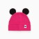 Hat for girls, pink color, size 48-50