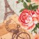 A towel 35x60 cm, postage stamps, sand, waffle, 160 g/m2, cotton 100%