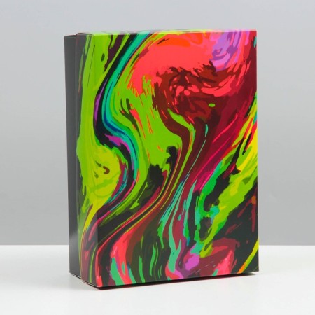 Gift box, lid-is, the team "Texture", 21 x 15 x 7 cm