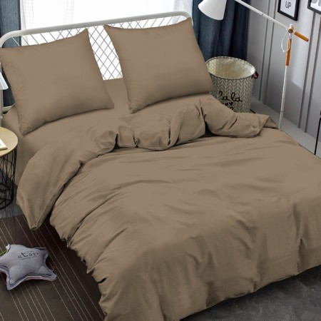 Bed Lowworm euro Amore Mio, size 200x210 cm, 200x215 cm, 70x70 cm - 2 pcs, beige color