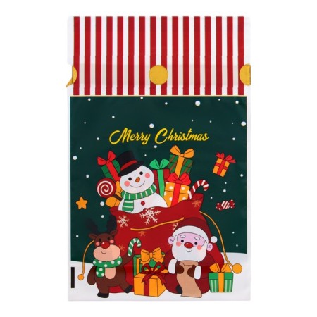 Polyethylene gift package with ties "Gifts", 15x23cm-7