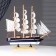 The ship Souvenir medium "Freya", the sides are blue, 33x31x5 cm, mix