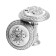 Holder for curtains Cappio KC211, color silver, 2 pcs
