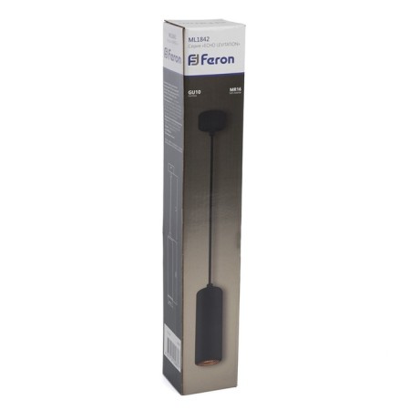 Ceiling light Feron ML1842, IP20, GU10, 35 W, 54x54x260 mm, black color-7